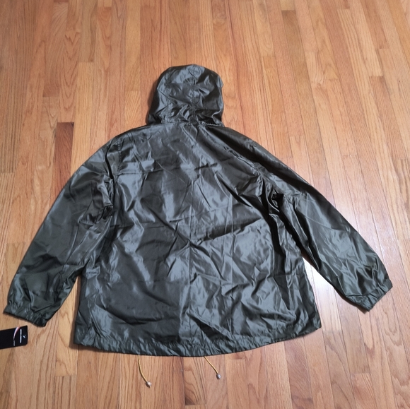 NWT Miss London wind suit jacket, women's 3X, dark green - Picture 8 of 10